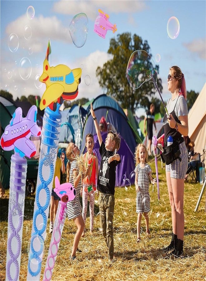 PSDFH 24 Packs Mini Bulk Airplane Bubble Wands for School Beach Pool Theme Summer Party Supplies - Image 4